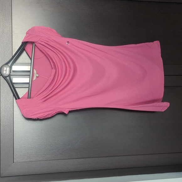 Black Ruffled V-Neck Top + Pink Cap Sleeve Top - XS NWT - Picture 6 of 7